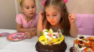 День Рождения Насти 4 года Дискотека Что подарили