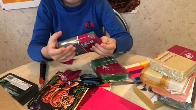 Распаковка скульптурного пластилина