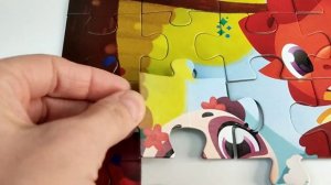 ВЕСЁЛОЕ КУПАНИЕ. Собираем пазлы для детей и малышей с героями мультфильма Дракоша Тоша и друзья.