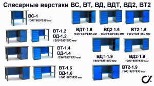 Верстаки ВС, ВТ, ВД и ВДТ. Краткий обзор и сборка. Лайфхак со столешницей.