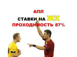 АПЛ. Ставки на ЖК. Проходимость от 85% и выше