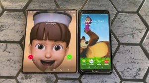 WhatsApp/Telegram/Signal incoming Call Honor 7C & Samsung Fold2 Android 12