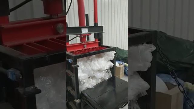 Огляд преси для вторинної сировини компанії Антеко зусиллям 5 тонн смотреть онлайн