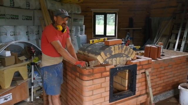 КОЛПАКОВАЯ ПЕЧЬ С ЛЕЖАНКОЙ!!! смотреть онлайн