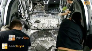 Шумоизоляция багажника с арками Haval H6 в уровне Премиум. АвтоШум.