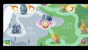 Играем в My Little Pony Радужные гонки. Карина с мамой не могут пройти уровень.