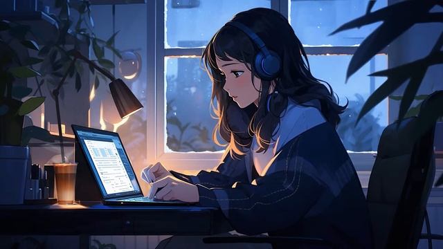 Winter Lofi ❄️ Music for Your Study Time at Home ~ A playlist lofi for study, relax, stress relief
