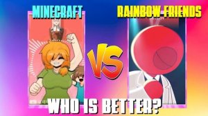 MINECRAFT VS RAINBOW FRIENDS - Toca Toca Dance Battle ANIME