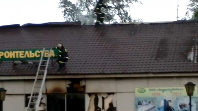 Пожар в г.Белогорске