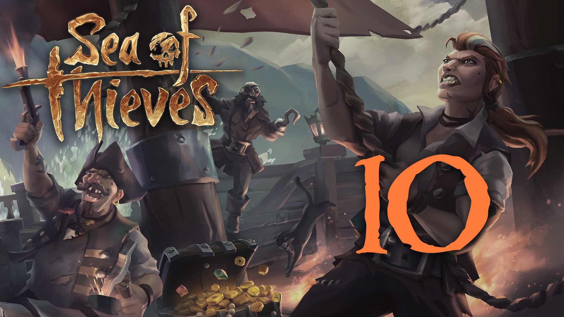 Запись стрима по игре - Sea of Thieves (Без Наташи) [#10] | PC / Steam (2020 г.)