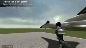 Как создать самолет в гаррис мод