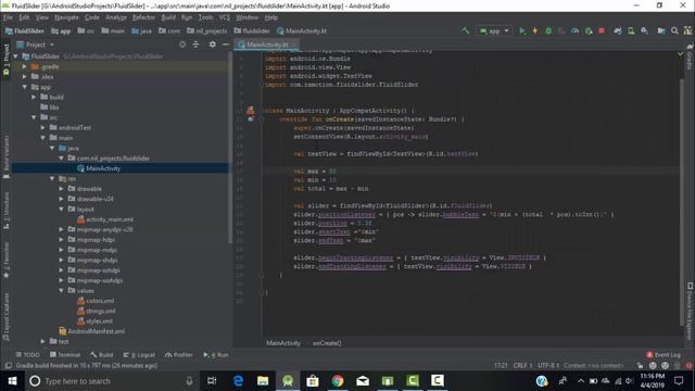 Animated Slider in Android смотреть онлайн