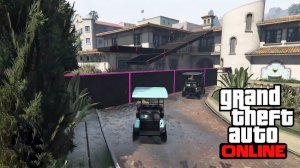 Паркур на гольфкаре (не внимательность не не слышал) в GTA V OnLine