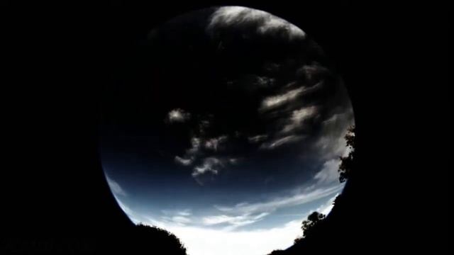 Interesting fisheye timelapse Cirrusjet trails Canon SX10 V10380