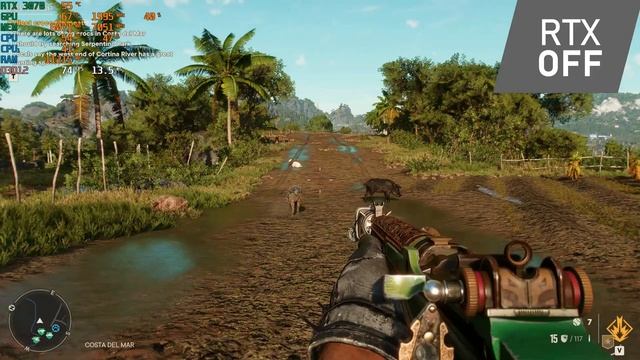 Far Cry 6 | RTX 3070 | RTX on vs RTX off | 1440p | Ultra Settings смотреть онлайн