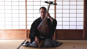 Satsuma Biwa at Sengan-en