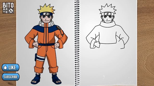 Как нарисовать Наруто (все тело) смотреть онлайн