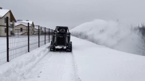 TEREX PT100g чистка снега
