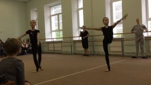 Открытый урок хореографии в художественной гимнастике часть 4