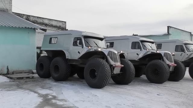 Вездеход 6х6 "ТАЙМЕНЬ". Обзор новых машин. Часть 1