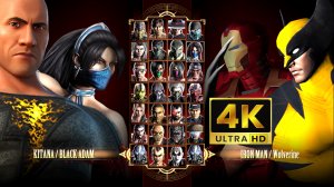 Игра за Black Adam & Kitana MK vs DC в Mortal Kombat Komplete Edition на PC Expert в 4K