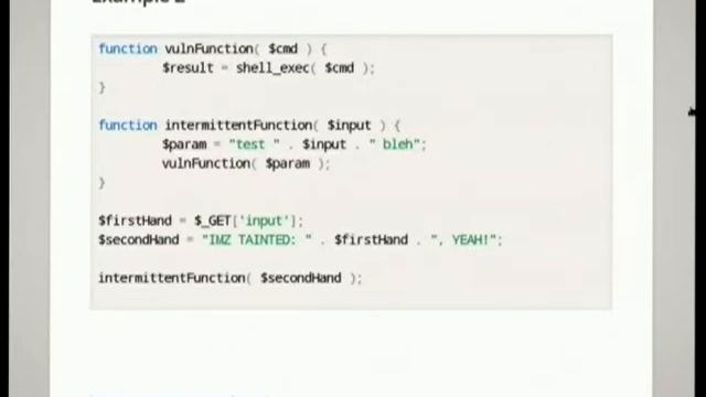 [Linux.conf.au 2012] finding vulnerabilities php code static code analysis