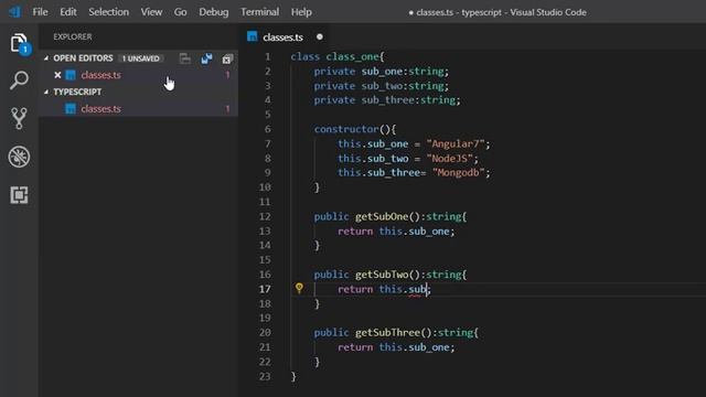 18 classes in typescript hindi urdu