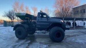 Полный Обзор Самоходного разбрасывателя ВУАЗ АГРО 1000М. УАЗ на Дизеле.