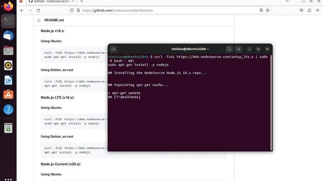 Instalando NodeJS no ubuntu 22 | 04 – смотреть онлайн видео от ...