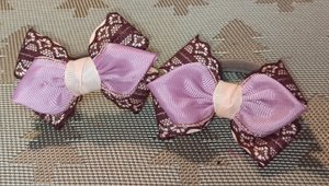 Бантики для волос. Красивые бантики. Своими руками. Простые бантики. Прическа. Хвостики. Косички.