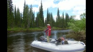 РЫБАЛКА  в ТУВЕ на горной реке Сыстыг-Хем. Июль 2013