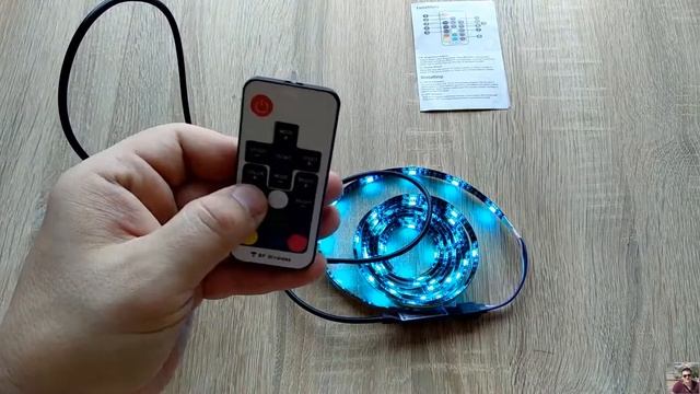 BEILAI USB RGB Waterproof Flexible LED Strip SMD5050 2M   17Key RF Remote