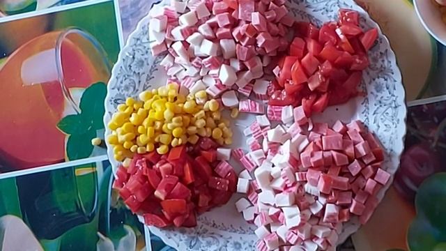 САЛАТ ФАНТАЗИЯ. ОҢАЙ САЛАТ. ҚАЗАҚША РЕЦЕПТ