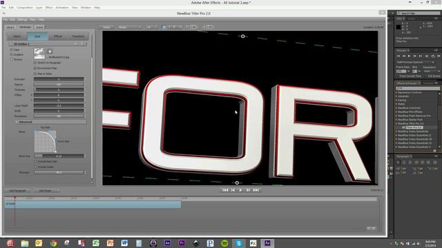 NewBlue Titler Pro AE Rich Text Styles смотреть онлайн