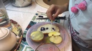 Провели опыты по содержания крахмала в продуктов картофеля хлебе и яблоке?✍️??