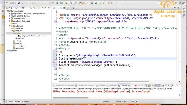 22 Servlet And JSP Connect JSP to Postgres Database | Online Training Download app from below link смотреть онлайн