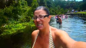 Русская Флорида в минеральной воде Kelly Park Apopka Florida 11.07.2014