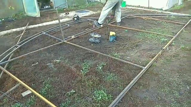 Строительство арочной теплицы от А до Я - Каркас (часть 1)