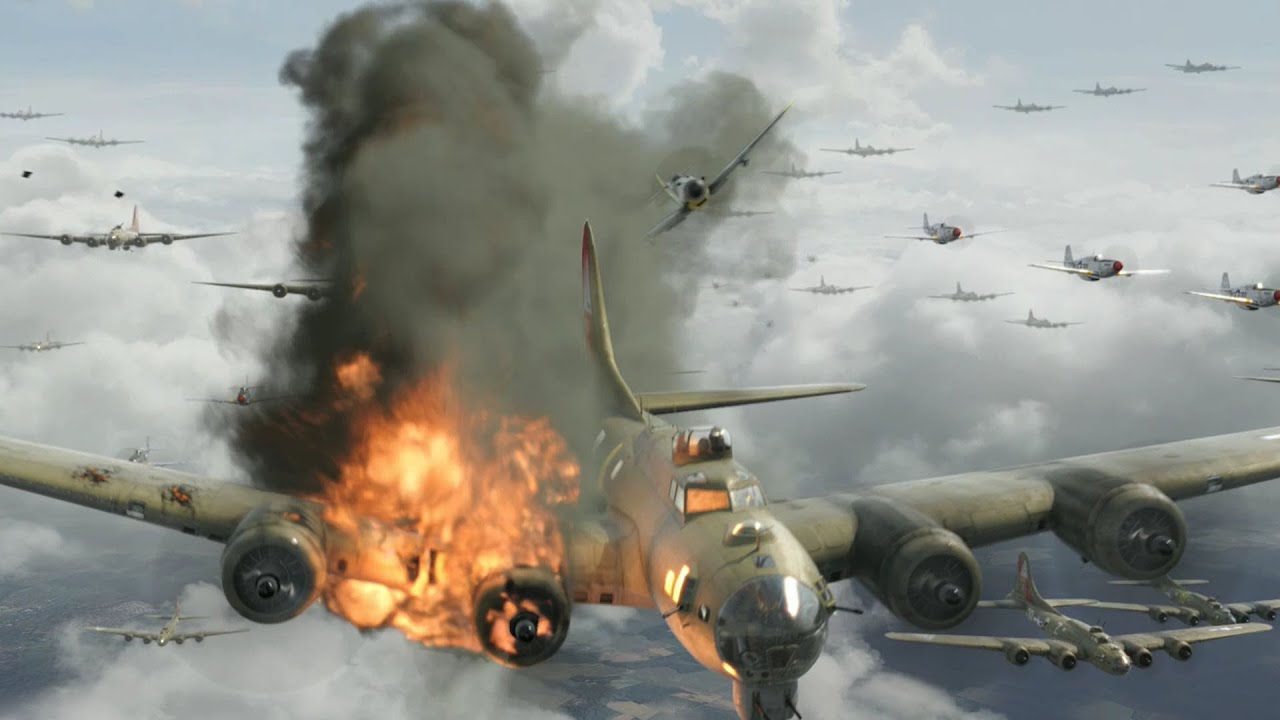 Битва чёрных лётчиков из эскадрильи "Красные хвосты" против немецких асов, во время второй мировой