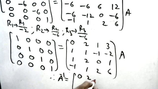 MATRICES - 3 Engineering maths degree maths A inverse ; PAQ normal form; B E; B Tech in English