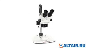 Микроскоп стерео Микромед МС-4-ZOOM LED - 3D обзор