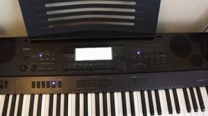 Casio Wk-7500 Factory Demo 2