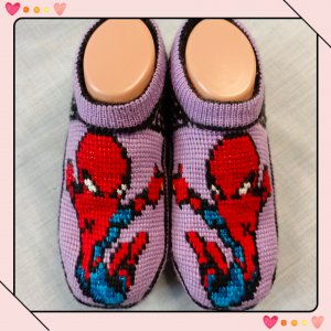 Мастер-класс следочков "Человек паук"