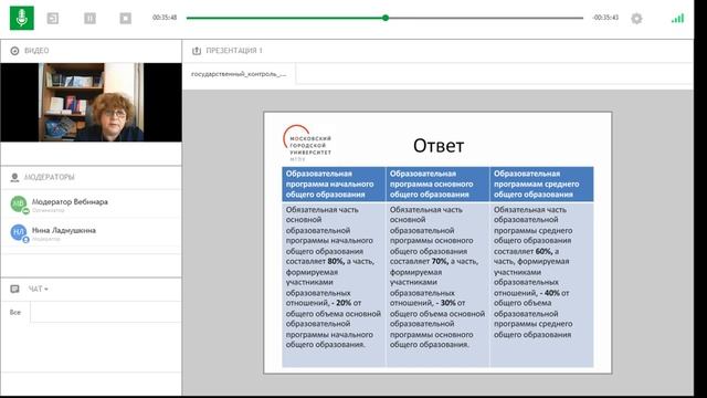 Государственный контроль (надзор) в сфере образования: ответы на вопросы (продолжение) смотреть онлайн