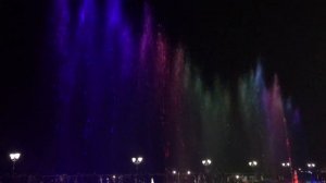 Поющие Фонтаны на набережной в Адлере