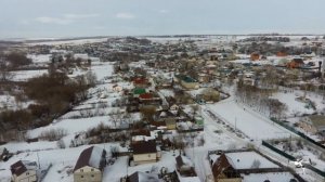 село Ухтинка Бессоновского района Пензенской области зимой