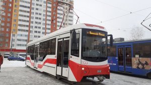 Трамвай 71 407.01 в Екатеринбурге