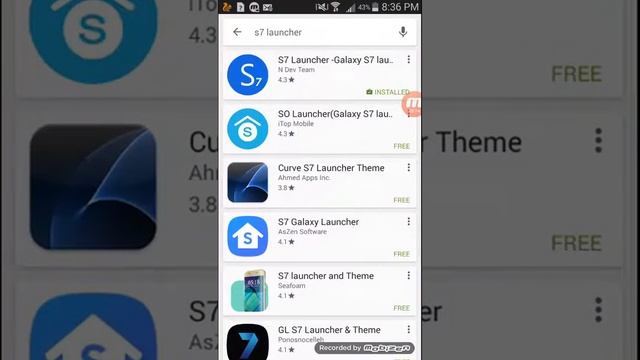 how to get best s7 launcher