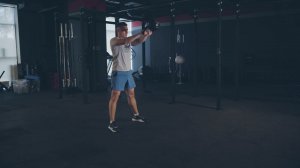 Берпи с махом гирей/ Burpee KB swing