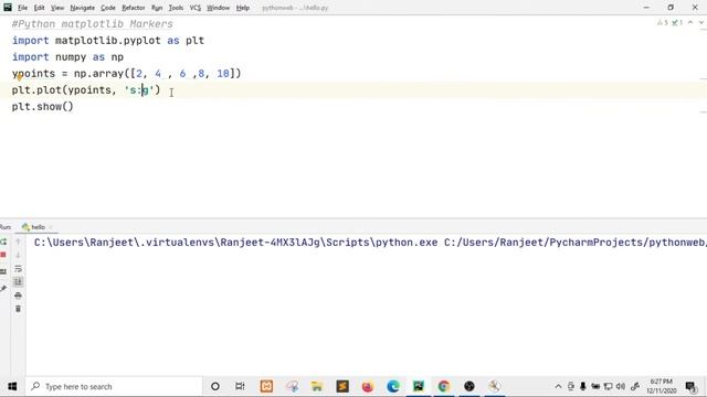 Python Matplotlib Markers- Machine Learning/Data Science/Deep Learning/Artificial Intelligence смотреть онлайн